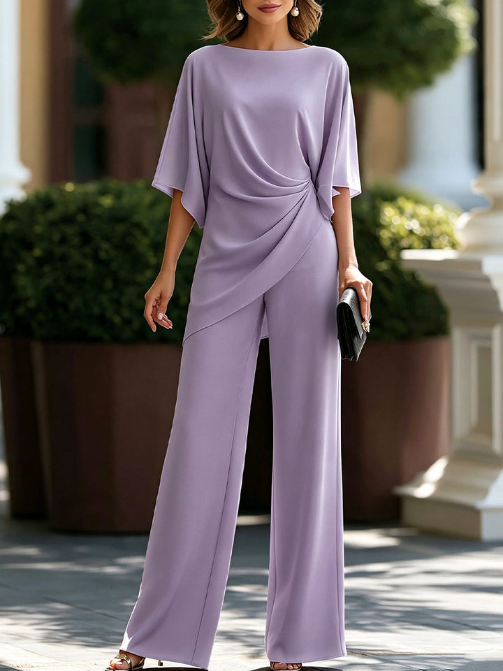 Sienna™ | Elegant Draped Two-Piece Set