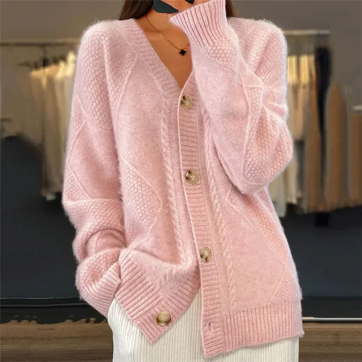 Lena | Cardigan Morbido con Bottoni
