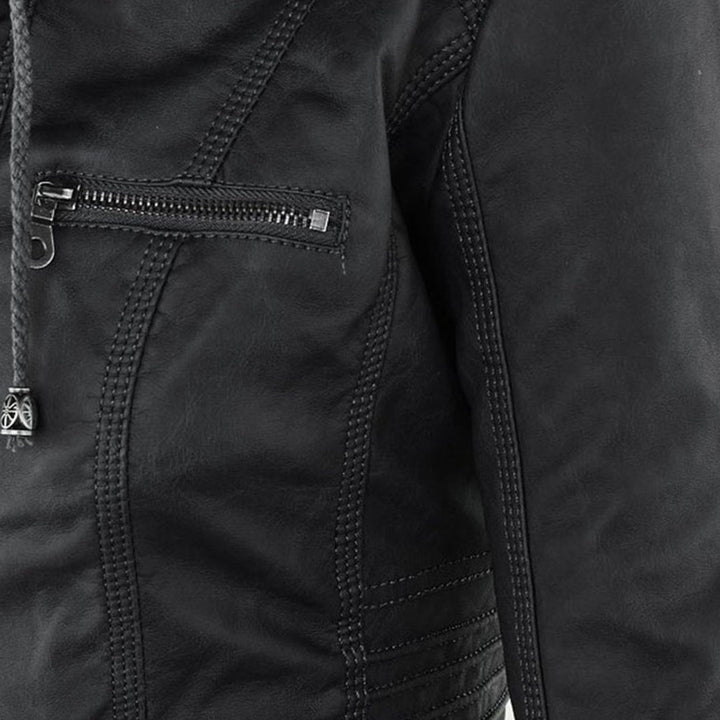Macarena | Chaqueta Motera con Capucha