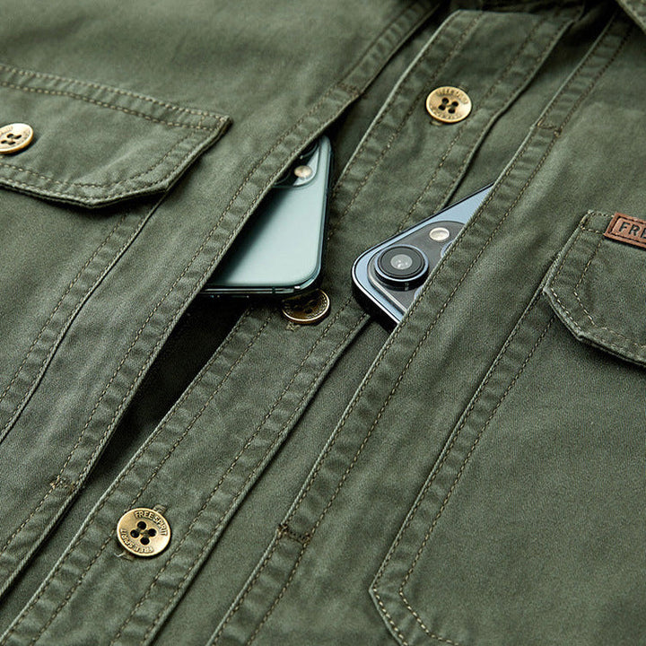 Bennett Double-Pocket Utility Overshirt