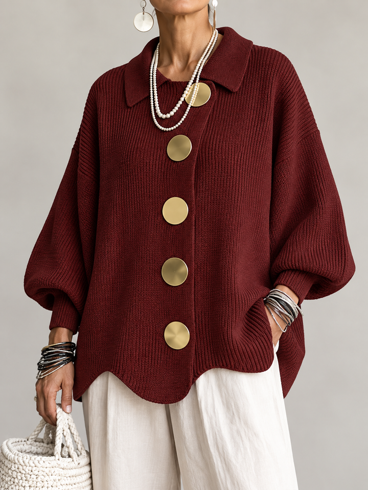 Ardelle™ | Cardigan Oversize con Collo