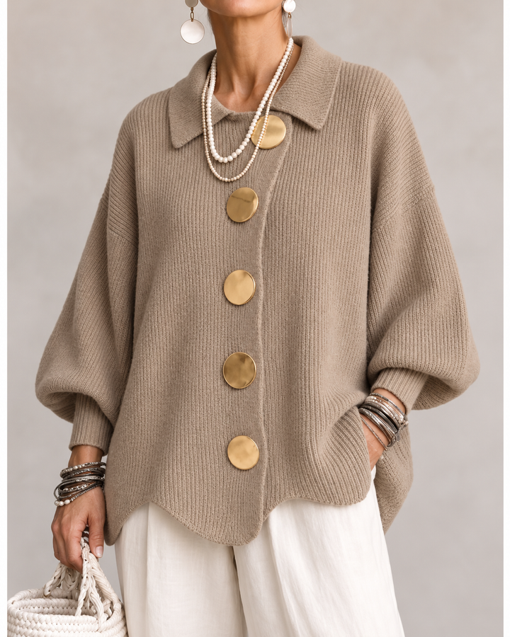 Ardelle™ | Cardigan Oversize con Collo