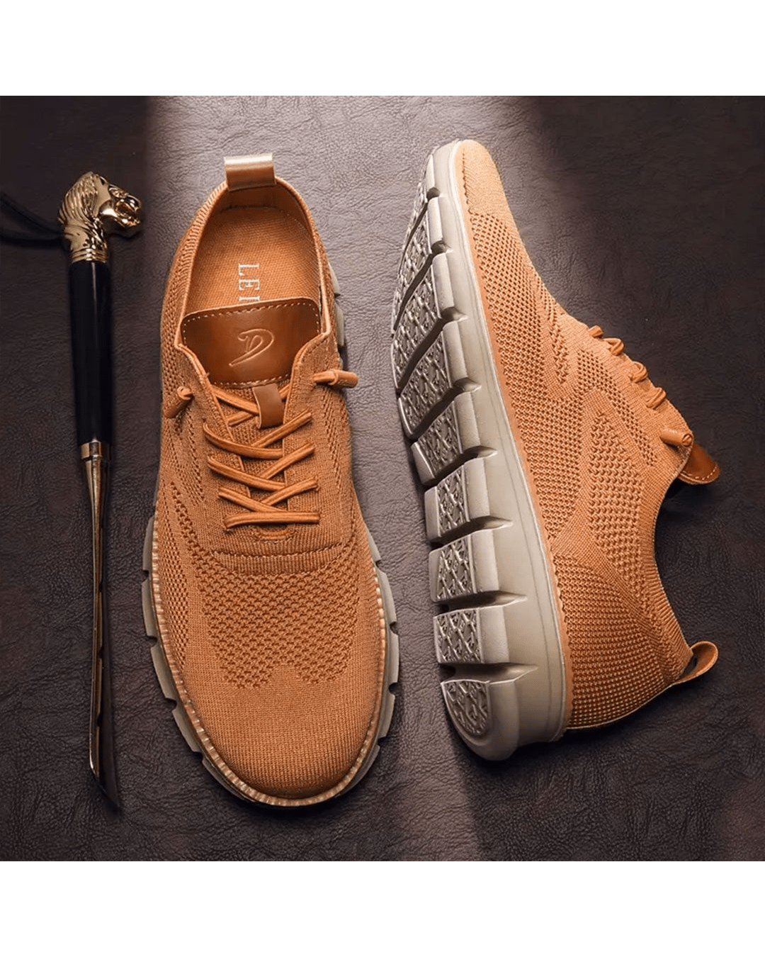 Cushioned insole close-up